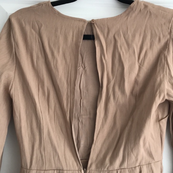 Nude ASOS bell sleeve dress! - Picture 2 of 2